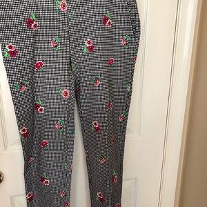 Pull on floral pants